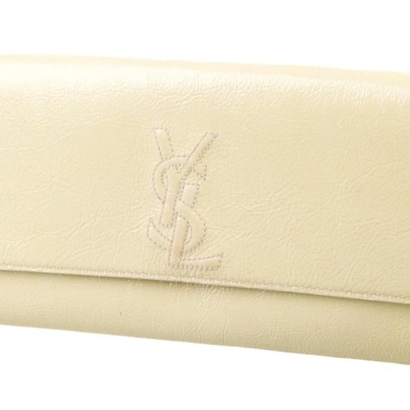 COPY - Saint lauren belle De Jour clutch yellow patent leather - Picture 5 of 8